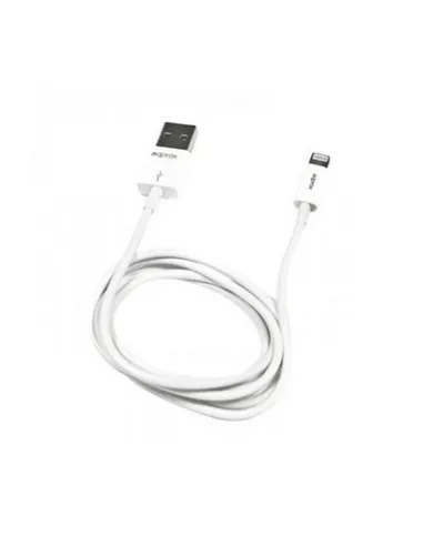 CABLE USB(A) 2.0 A MICRO USB(B) + LIGHTNING APPROX 1M BLANC