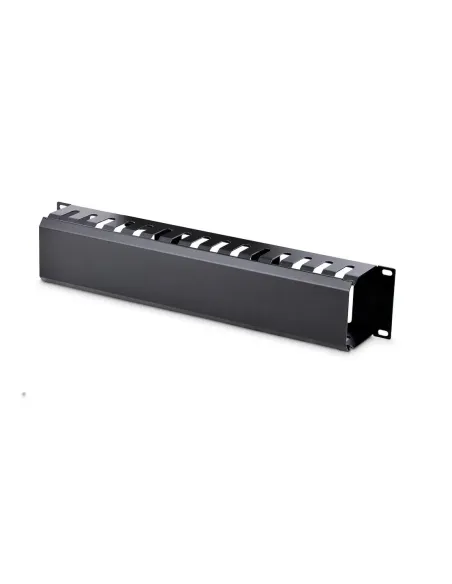 Panel canaleta de cables startech para rack 2u