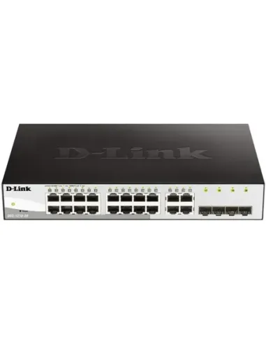 Switch d - link 20 puertos gestionable 16 gigabit ethernet 10 - 100 - 100 4 sfp