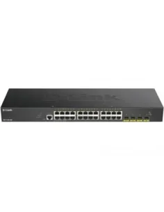 Switch d - link 28 puertos gestionable 24 gigabit ethernet 10 - 100 - 1000 4 sfp l3 lite