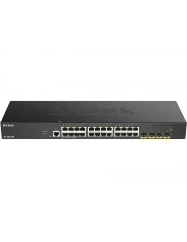 Switch d - link 28 puertos gestionable 24 gigabit ethernet 10 - 100 - 1000 4 sfp l3 lite