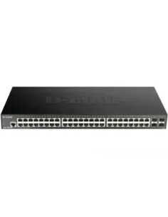 Switch d - link 52 puertos gestionable 48 gigabit ethernet 10 - 100 - 1000 4 sfp l3 lite