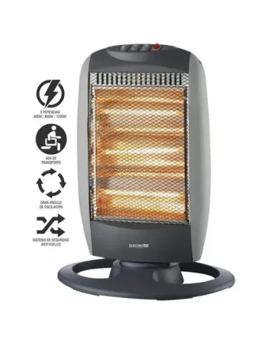 Estufa electrica thulos et - eh1206 400w - 800w - 1200w