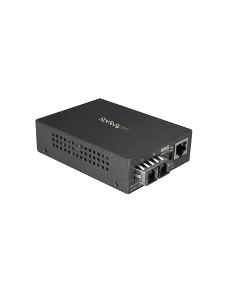 Conversor de medios gigabit ethernet a fibra startech sc monomodo para redes