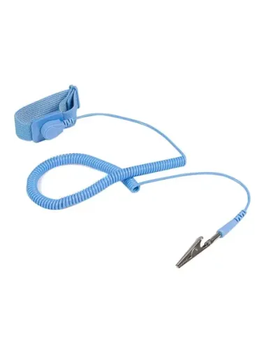 Pulsera antiestatica startech con cable a tierra 1.8m azul