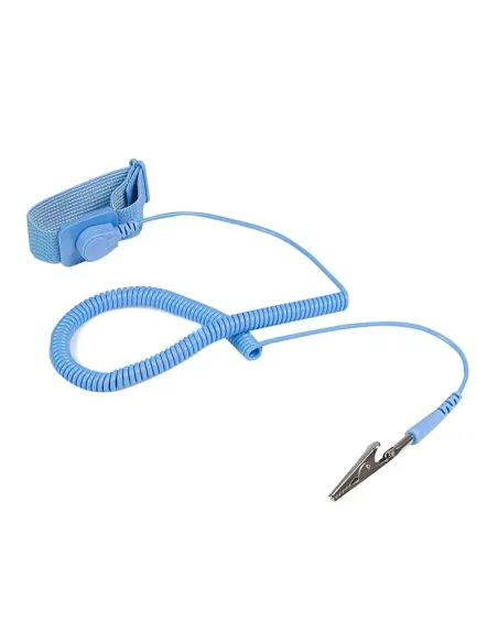 Pulsera antiestatica startech con cable a tierra 1.8m azul