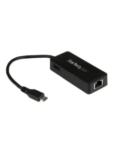 Adaptador red gigabit usb tipo c startech macho - hembra