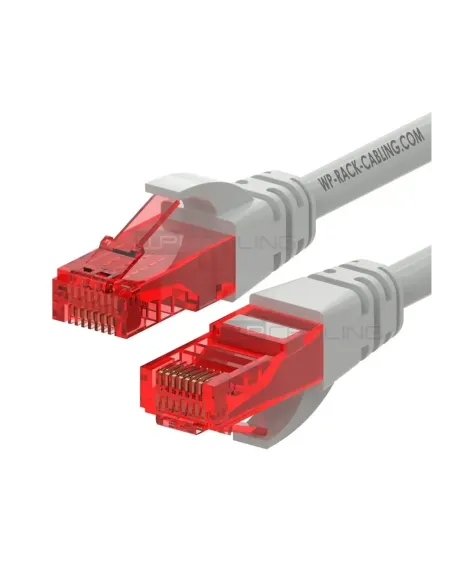 WP WPC-PAT-6U010 cable de red 1 m Cat6 U/UTP (UTP) Gris
