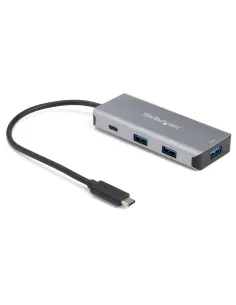 StarTech.com Hub Ladrón USB C con 3 Puertos USB A y 1 Puerto USB C - Concentrador USB Tipo C 3.2 Gen 2 - Alimentado por el Bus
