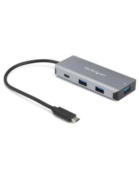 StarTech.com Hub Ladrón USB C con 3 Puertos USB A y 1 Puerto USB C - Concentrador USB Tipo C 3.2 Gen 2 - Alimentado por el Bus