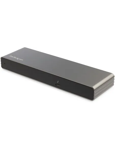StarTech.com Dock Thunderbolt 3 - Docking Station Thunderbolt 3 de Dos Monitores DisplayPort HDMI y VGA 1080p para Portátil -