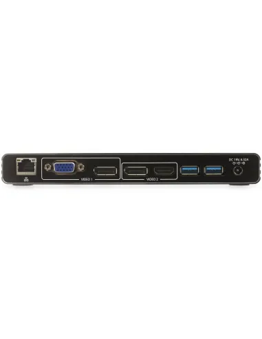 StarTech.com Dock Thunderbolt 3 - Docking Station Thunderbolt 3 de Dos Monitores DisplayPort HDMI y VGA 1080p para Portátil -