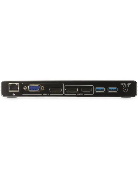 StarTech.com Dock Thunderbolt 3 - Docking Station Thunderbolt 3 de Dos Monitores DisplayPort HDMI y VGA 1080p para Portátil -