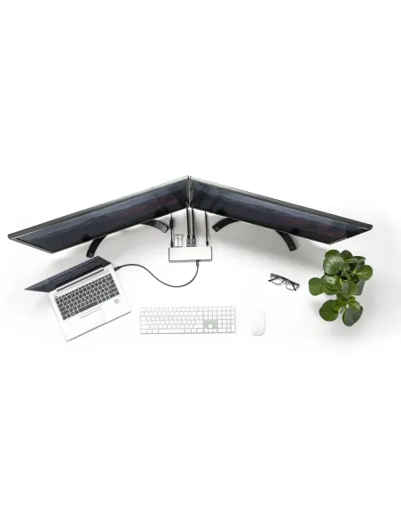 StarTech.com Dock Thunderbolt 3 - Docking Station Thunderbolt 3 de Dos Monitores DisplayPort HDMI y VGA 1080p para Portátil -