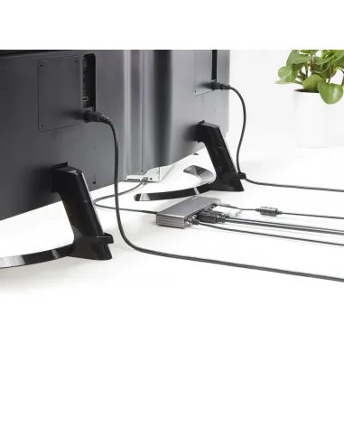 StarTech.com Dock Thunderbolt 3 - Docking Station Thunderbolt 3 de Dos Monitores DisplayPort HDMI y VGA 1080p para Portátil -