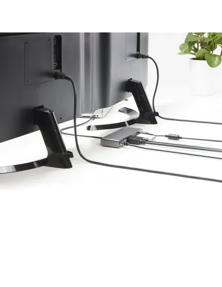 StarTech.com Dock Thunderbolt 3 - Docking Station Thunderbolt 3 de Dos Monitores DisplayPort HDMI y VGA 1080p para Portátil -