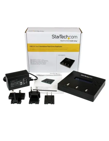StarTech.com Clonador Autónomo 1 2 para Memorias USB - Copiador de Unidades de Memoria USB - Copia Sector por Sector de Sistema