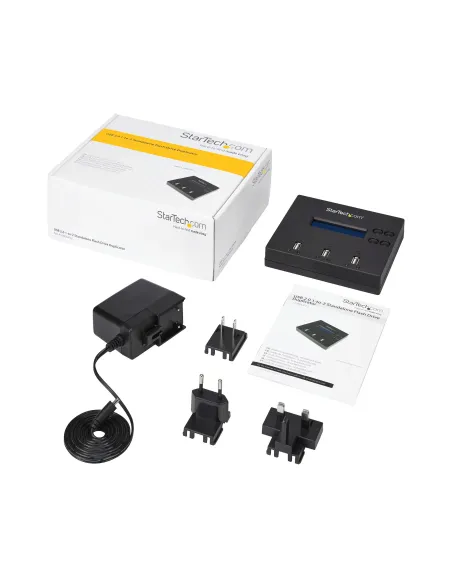 StarTech.com Clonador Autónomo 1 2 para Memorias USB - Copiador de Unidades de Memoria USB - Copia Sector por Sector de Sistema