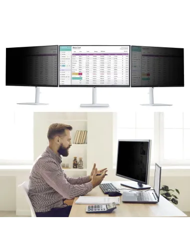 StarTech.com Filtro de Privacidad Magnético Para Monitor de 24" 16 9 - Extraíble - Antirreflejos Brillante - Protector de