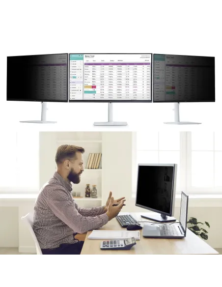 StarTech.com Filtro de Privacidad Magnético Para Monitor de 24" 16 9 - Extraíble - Antirreflejos Brillante - Protector de