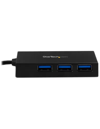 StarTech.com Hub USB C de 4 Puertos - Ladrón USB Tipo-C con 4 Puertos USB-A (USB 3.0 SuperSpeed 5Gbps) Bus USB o