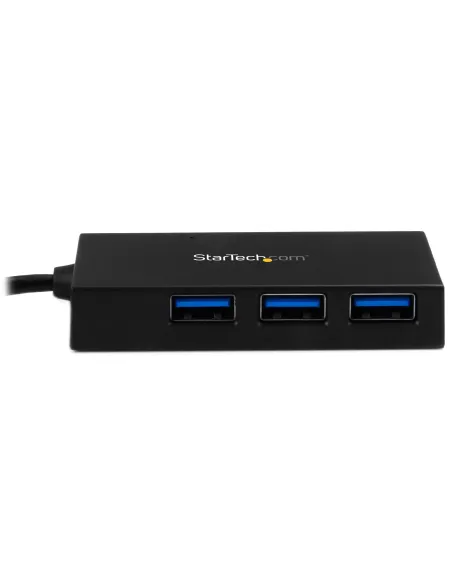 StarTech.com Hub USB C de 4 Puertos - Ladrón USB Tipo-C con 4 Puertos USB-A (USB 3.0 SuperSpeed 5Gbps) Bus USB o