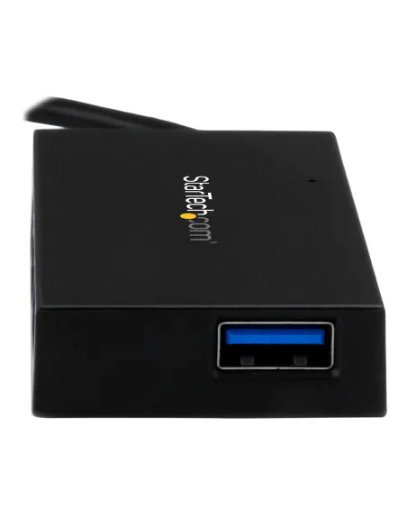 StarTech.com Hub USB C de 4 Puertos - Ladrón USB Tipo-C con 4 Puertos USB-A (USB 3.0 SuperSpeed 5Gbps) Bus USB o
