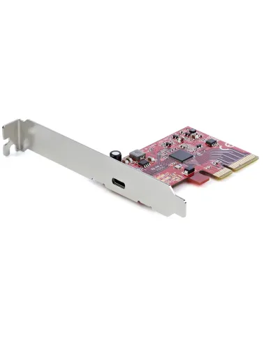 StarTech.com Tarjeta PCIe 1 Puerto USB-C 3.2 Gen 2x2 - Tarjeta Controladora PCI Express 3.0 x4 USB Tipo C SuperSpeed de 20Gbps