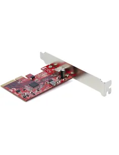 StarTech.com Tarjeta PCIe 1 Puerto USB-C 3.2 Gen 2x2 - Tarjeta Controladora PCI Express 3.0 x4 USB Tipo C SuperSpeed de 20Gbps 2