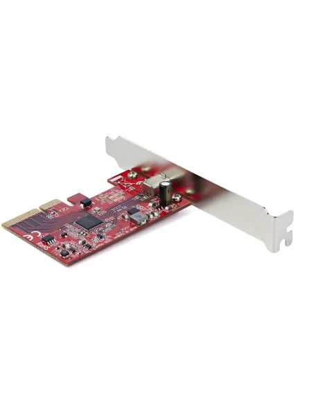 StarTech.com Tarjeta PCIe 1 Puerto USB-C 3.2 Gen 2x2 - Tarjeta Controladora PCI Express 3.0 x4 USB Tipo C SuperSpeed de 20Gbps