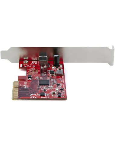 StarTech.com Tarjeta PCIe 1 Puerto USB-C 3.2 Gen 2x2 - Tarjeta Controladora PCI Express 3.0 x4 USB Tipo C SuperSpeed de 20Gbps
