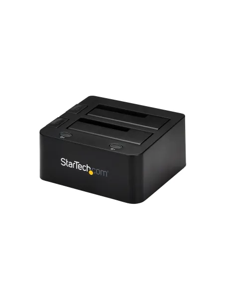 StarTech.com Docking Station USB 3.0 de 2 Bahías IDE y SATA, Base de Acoplamiento USB de Disco Duro Externo IDE SATA III de