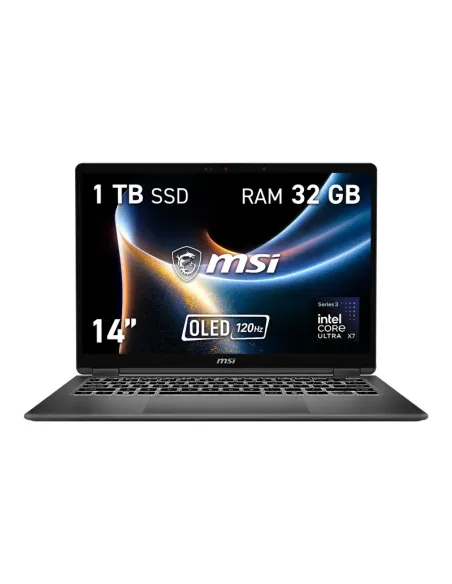 MSI Prestige 14 Flip AI+ D3MTG-234ES Copilot+ PC Intel Core Ultra X7 358H Portátil 35,6 cm (14") Pantalla táctil Full HD+ 32 GB