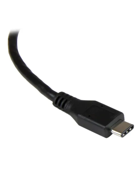StarTech.com Adaptador de Red Gigabit USB-C con Puerto USB Extra - Negro