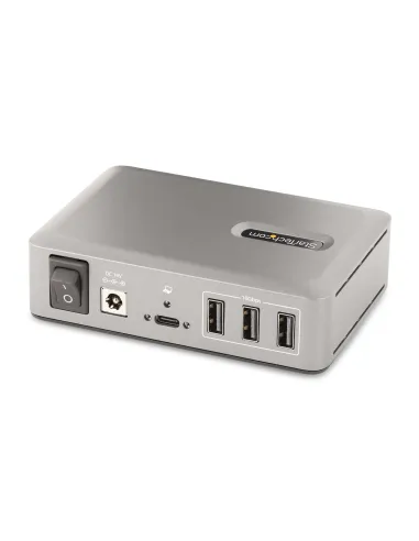 StarTech.com Hub Concentrador USB-C de 10 Puertos - 8x USB-A 2x USB-C - con Fuente de 65W - USB 3.1 10Gbps - Ladrón USB Tipo C