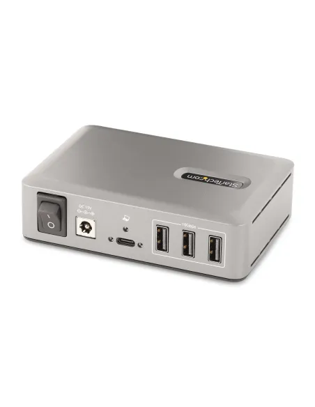 StarTech.com Hub Concentrador USB-C de 10 Puertos - 8x USB-A 2x USB-C - con Fuente de 65W - USB 3.1 10Gbps - Ladrón USB Tipo C