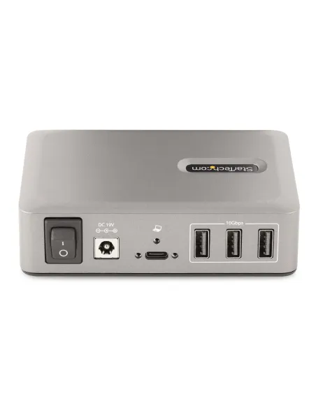 StarTech.com Hub Concentrador USB-C de 10 Puertos - 8x USB-A 2x USB-C - con Fuente de 65W - USB 3.1 10Gbps - Ladrón USB Tipo C