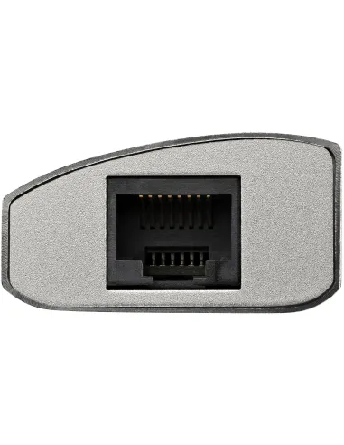 StarTech.com Hub Ladrón USB 3.0 de 3 Puertos con Adaptador de Red Ethernet Gigabit - Hub Concentrador USB-A - Alimentado por el