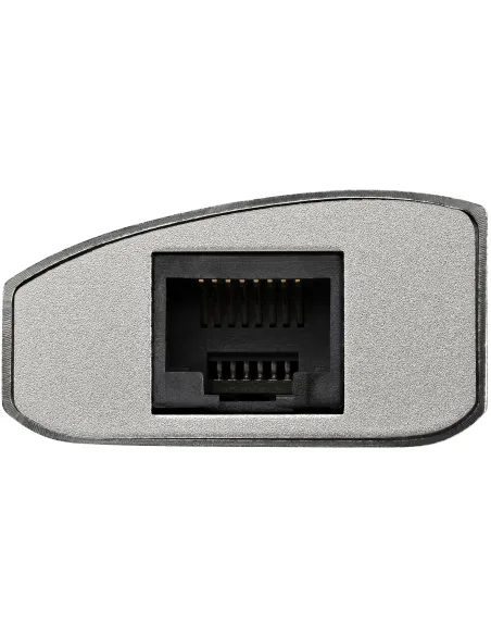 StarTech.com Hub Ladrón USB 3.0 de 3 Puertos con Adaptador de Red Ethernet Gigabit - Hub Concentrador USB-A - Alimentado por el