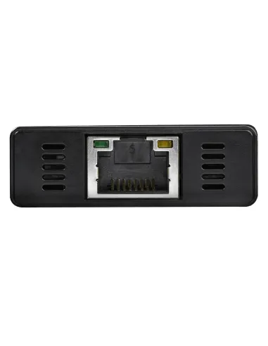 StarTech.com Hub USB 3.0 de Aluminio con Cable - 5Gbps - Concentrador de 3 Puertos USB con Adaptador de Red Ethernet Gigabit