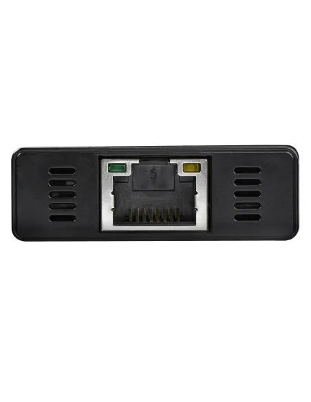 StarTech.com Hub USB 3.0 de Aluminio con Cable - 5Gbps - Concentrador de 3 Puertos USB con Adaptador de Red Ethernet Gigabit