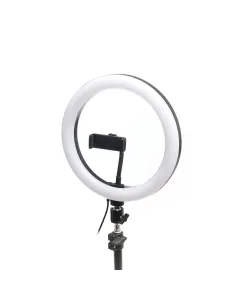 iggual Kit Anillo luz LED 10" + Trípode 200 cm 2