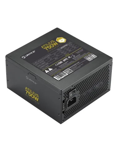 UNYKAch Fuente de Alimentación ATX Atilius 3.1 Black 750W Gold