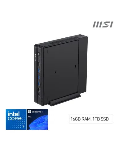 MSI Pro DP10 A14MG-001EU workstation Intel® Core™ i7 i7-14700 16 GB DDR5-SDRAM 1 TB SSD Windows 11 Pro Mini PC Negro