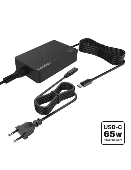 CoolBox CARGADOR PORTATIL GAN USB-C 65W