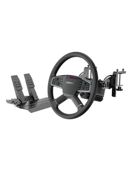 Moza Racing R5 Pro Truck Driving Simulator Negro Steering wheel + wheelbase + pedals