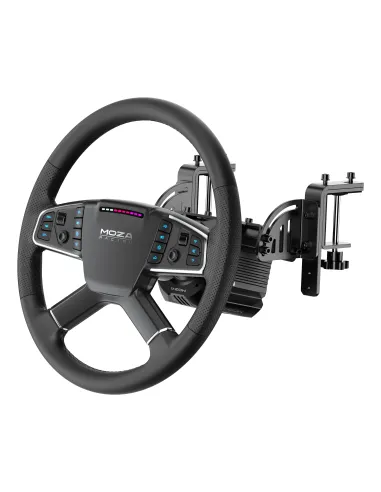 Moza Racing R5 Pro Truck Driving Simulator Negro Steering wheel + wheelbase + pedals