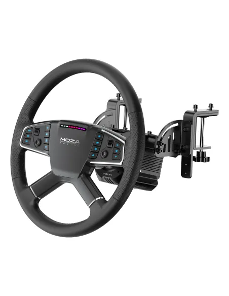 Moza Racing R5 Pro Truck Driving Simulator Negro Steering wheel + wheelbase + pedals