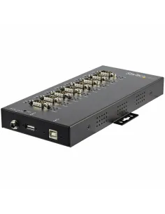 StarTech.com Adaptador Hub Serie de 8 Puertos USB a RS232 RS485 RS422 - Ladrón Industrial Convertidor USB 2.0 a DB9 Serial -