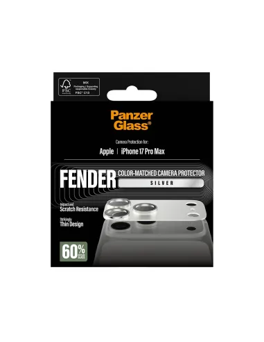 PanzerGlass ® Fender Camera Protector Silver iPhone 17 Pro Max Protector de pantalla Apple 1 pieza(s)